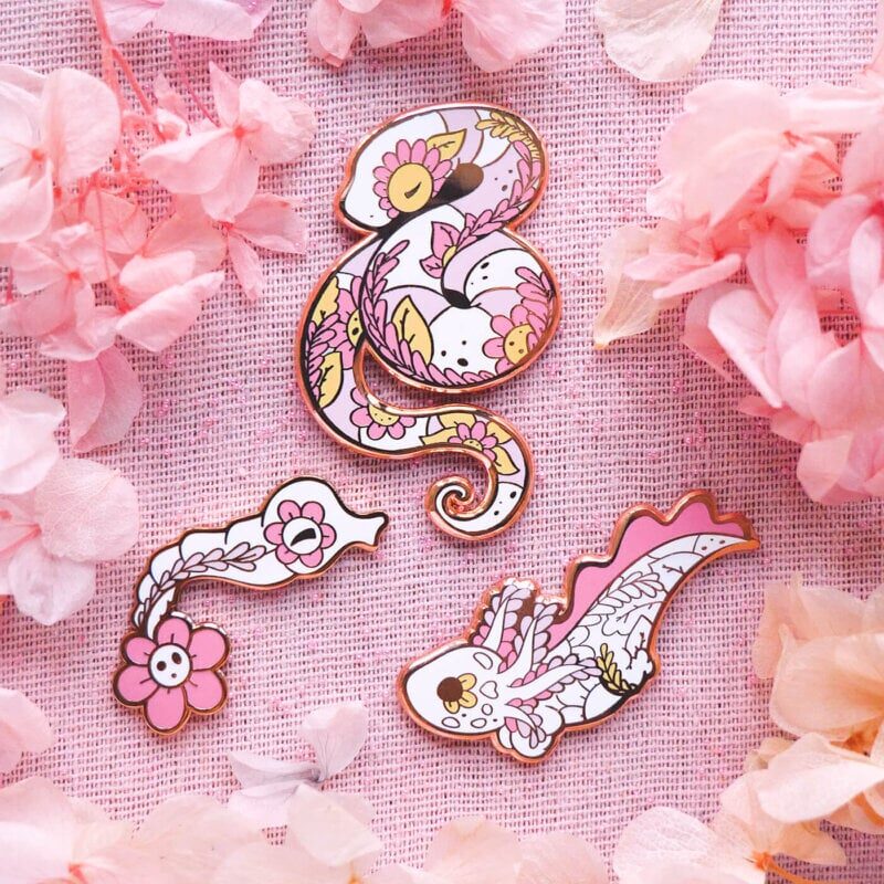 Blossom-Enamel-Pins-by-Custom-Pin-Badges