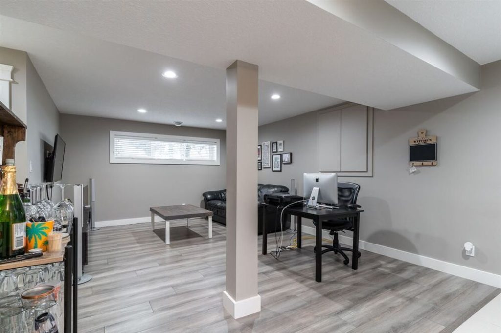 Full home renovation basement development