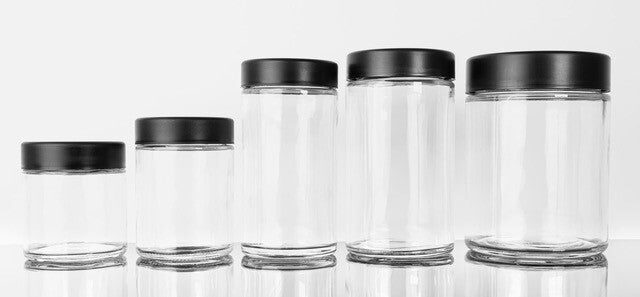 Glass Flint Jars For Cannabis