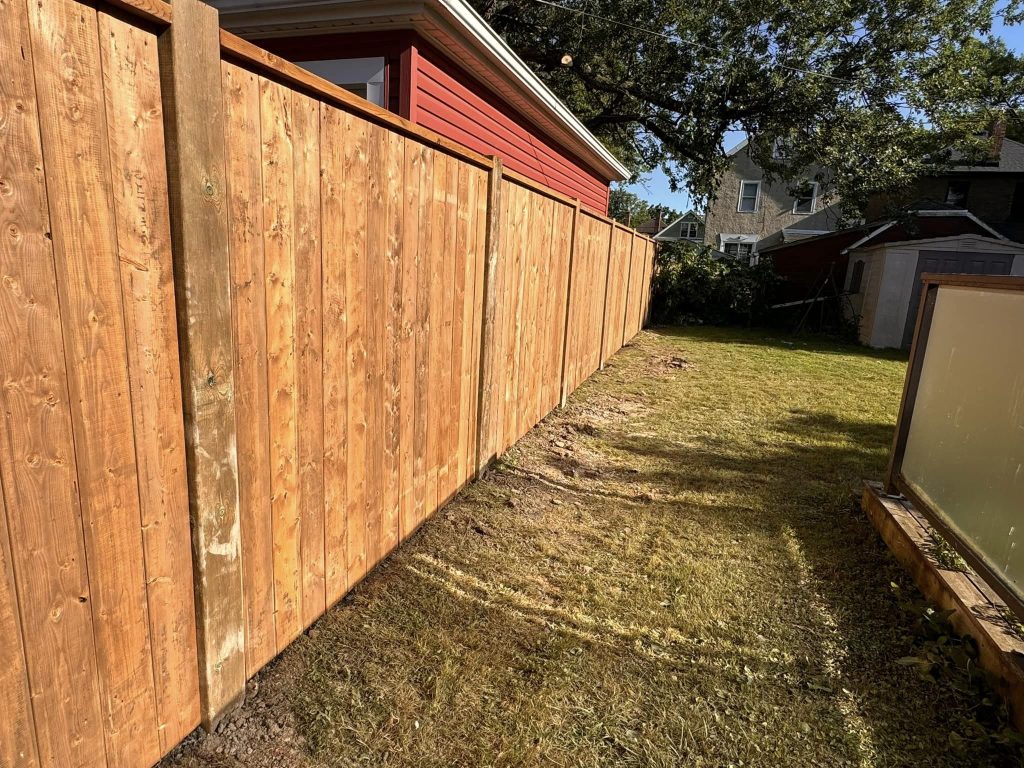 Pressure Treated Wood Privacy Fence